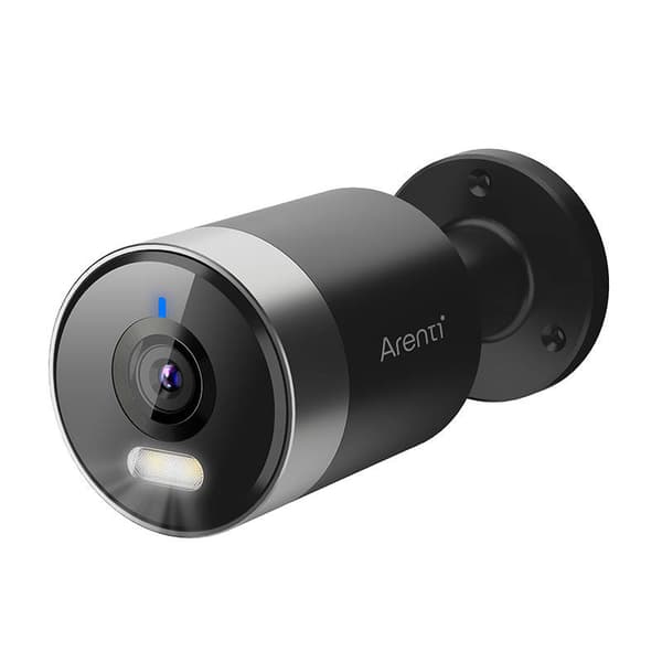 Arenti Outdoor1 2K Starlight & Full Color Outdoor Wi-Fi Camera, Black