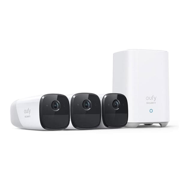 Zestaw kamer Eufy Cam 2 Pro 3+1 - EU/ES/FR/ES biało-szary Hvit