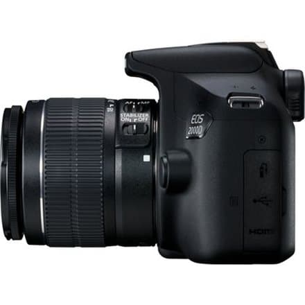 Canon | SLR Camera Kit | Megapixel 24.1 MP | Image stabilizer | ISO 12800 | Display diagonal 3.0 " | Wi-Fi | Video recording | APS-C | Black
