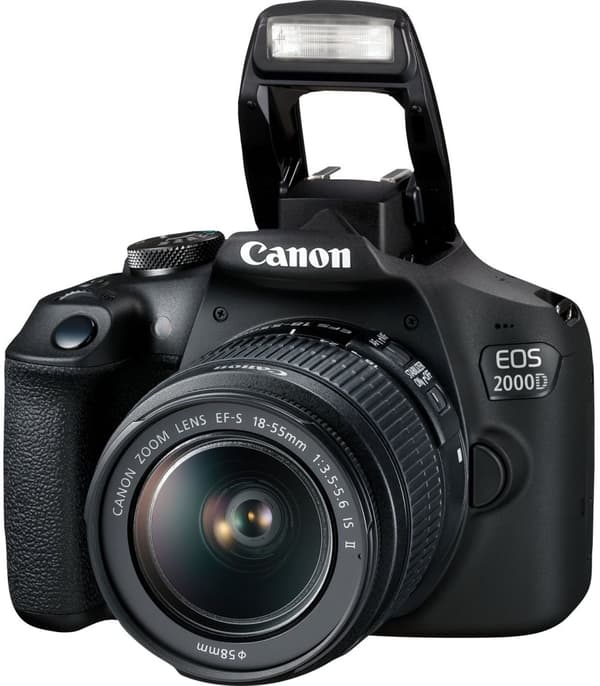Canon | SLR Camera Kit | Megapixel 24.1 MP | Image stabilizer | ISO 12800 | Display diagonal 3.0 " | Wi-Fi | Video recording | APS-C | Black
