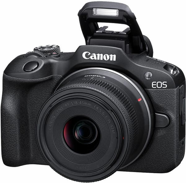 Canon EOS R100 + 18-45mm, black