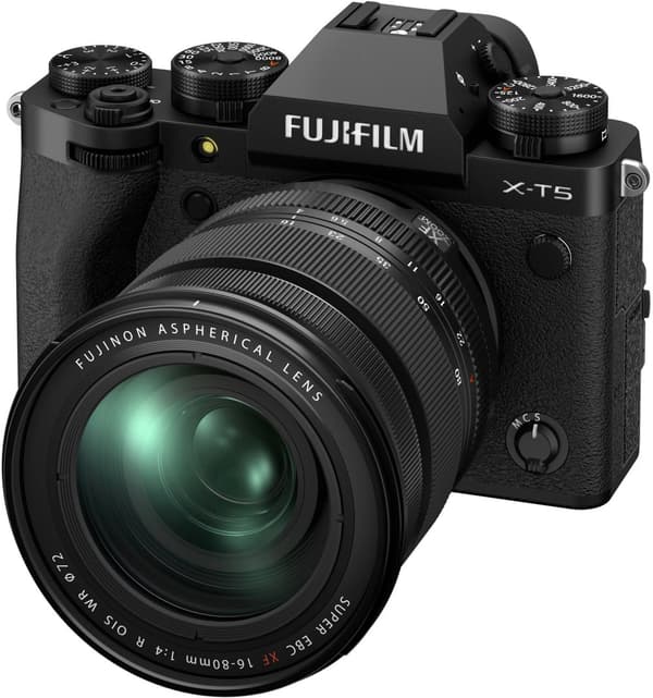 Fujifilm X-T5 + 16-80mm, black