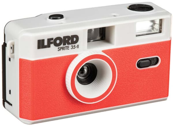Ilford Sprite 35-II, silver/red