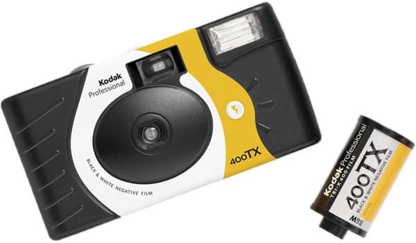 Kodak single use camera Professional Tri-X 400 Black & White 400/27