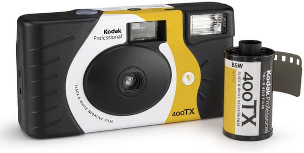 Kodak single use camera Professional Tri-X 400 Black & White 400/27