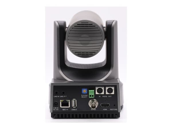PTZOptics Move 4K PT20X-4K-GY-G3 - Konferansekamera - PTZ - innendørs - farge - 8,42 MP - 3840 x 2160 - lyd - HDMI, 3G-SDI, USB - GbE - H.264, H.265,
