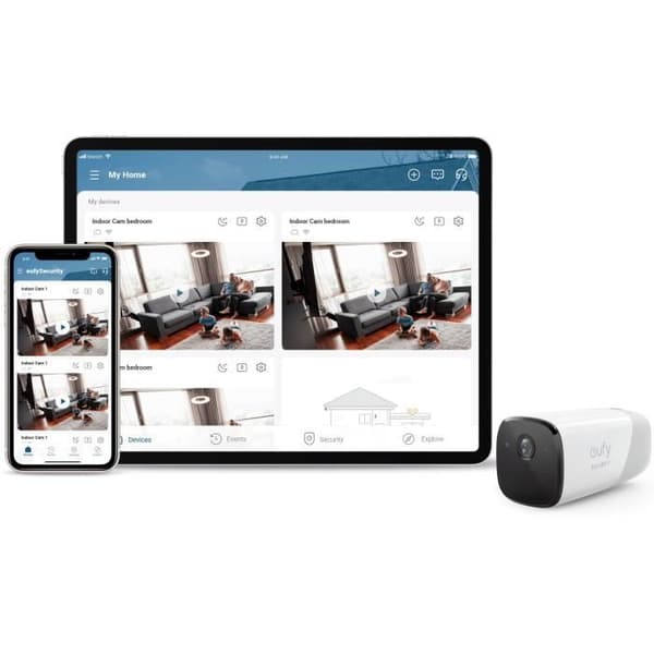 EUFY 2 säkerhetskameror + 1 bas - EufyCam2 Pro 2
