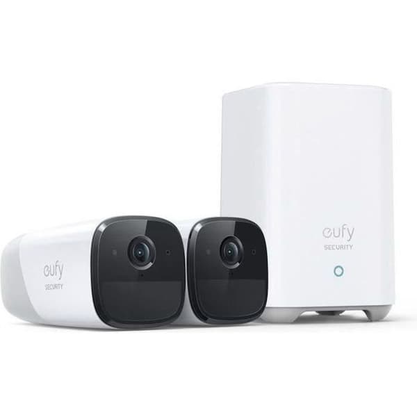 EUFY 2 säkerhetskameror + 1 bas - EufyCam2 Pro 2