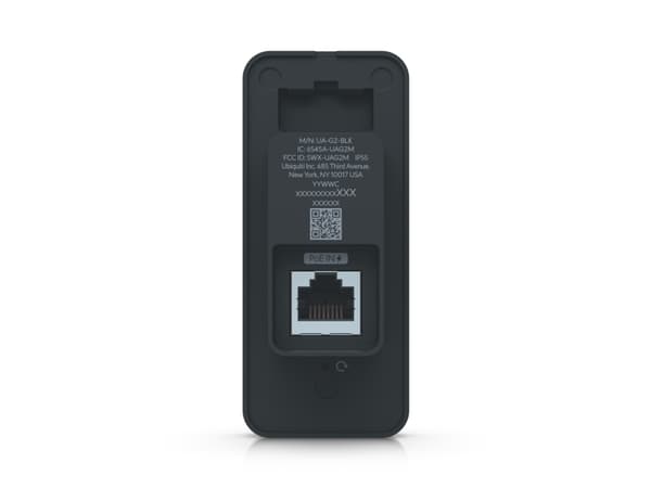 Ubiquiti UniFi Access Reader G2 - Bluetooth/NFC-närhetsläsare - kabelansluten - NFC, Bluetooth 4.1 LE, Mifare - 13.56 MHz - 10/100 Ethernet - svart