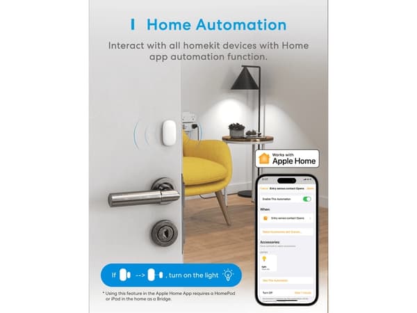 Meross Älykäs ikkunan ja oven avausanturi Meross MS200H (HomeKit) ( alustava)