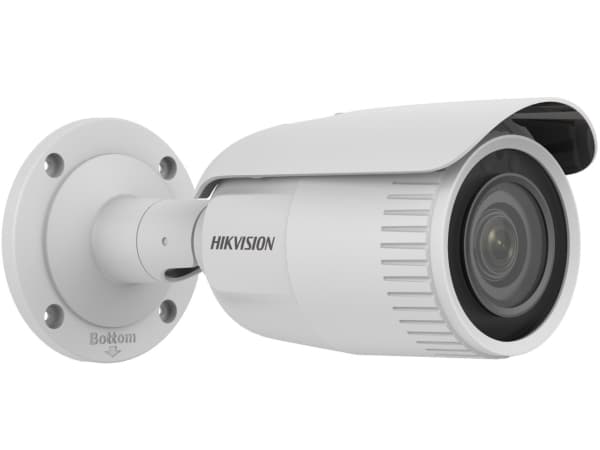 Hikvision Digital Technology DS-2CD1623G0-IZ, IP-sikkerhetskamera, Utendørs, Koblet med ledninger (ikke trådløs), Tak/Vegg, Hvit, Kule