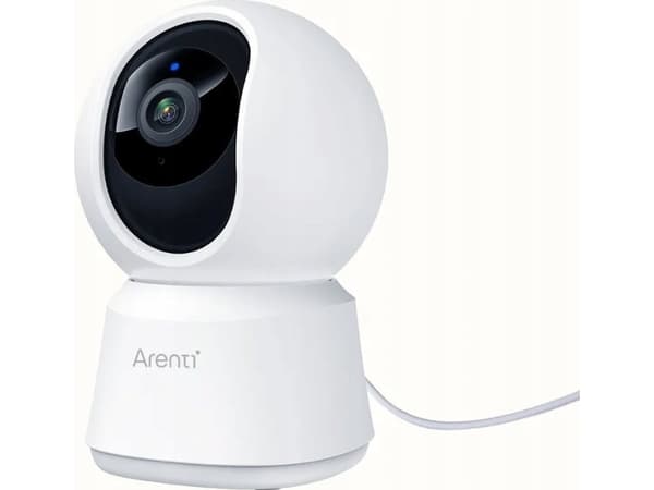 Arenti P2Q 4 MP UHD panoramavideokamera med Wi-Fi, hvit