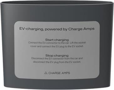 Charge Amps-klistremerke for bruk med Dawn Pole CA-131238-fester