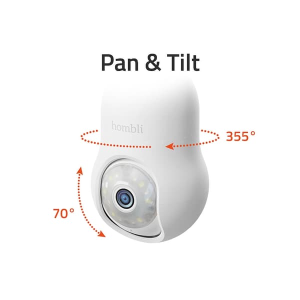 Hombli Smart Bulb Cam  White