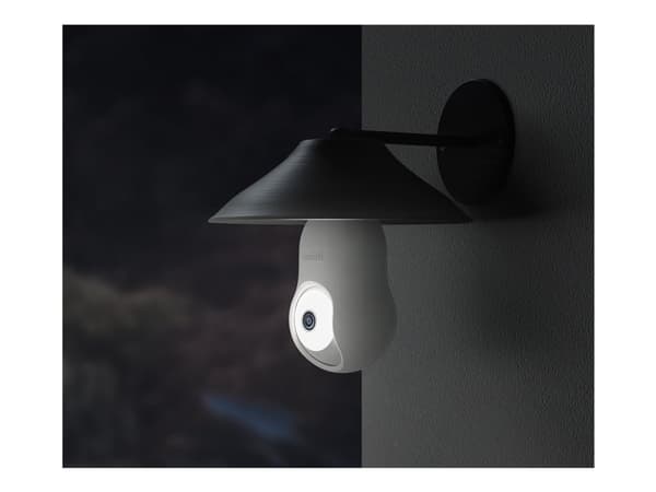 Hombli Bulb Cam - Nettverksovervåkingskamera - innendørs, utendørs - vanntett - farge (Dag og natt) - 2560 x 1440 - 2K - lyd - trådløs - Wi-Fi - H.26