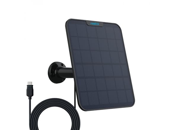 Reolink solcellepanel 2 sort for batteridrevne Reolink overvåkingskameraer
