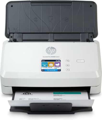 HP Scanjet Pro N4000 Laser Printer Sort, Hvid