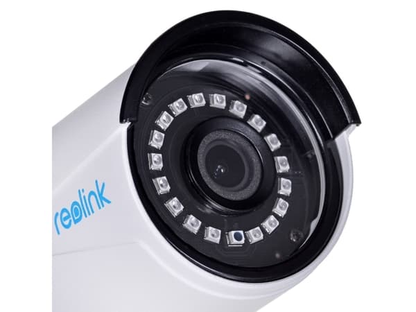 Reolink RLC-510A, IP-sikkerhetskamera, Inne & Ute, Koblet med ledninger (ikke trådløs), Tak/Vegg, Hvit, Kule