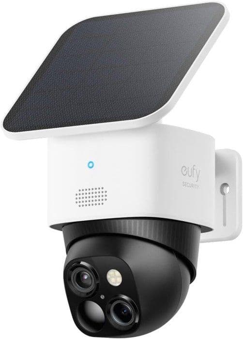 eufy - Säkerhet SoloCamS340 - Solar - trådlös utomhus - 360° 720p övervakning - Wi-FI 2,4 GHz - HomeBase 3 kompatibel Vit