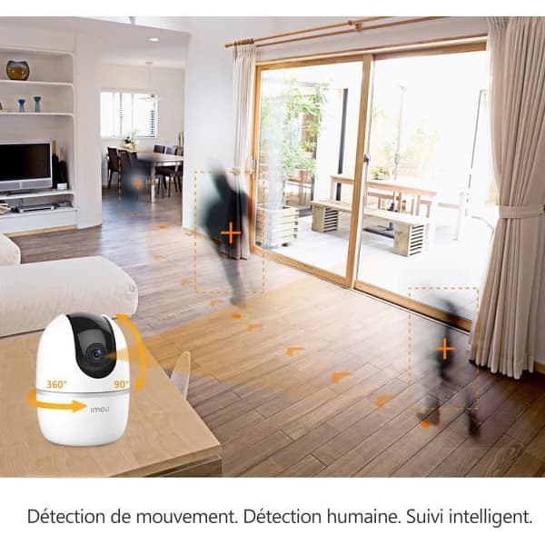Imou A1 4MP-intelligent IA 2K QHD inomhusövervakningskamera, 360°