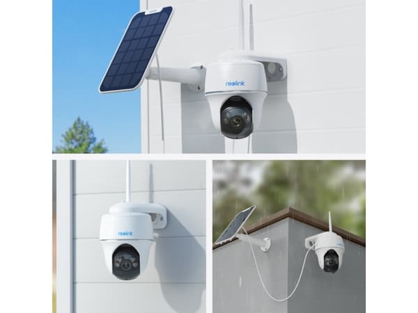 Reolink Argus Series PT - Nettverksovervåkingskamera - panorering / tipping - farge (Dag og natt) - lyd - trådløs - Wi-Fi