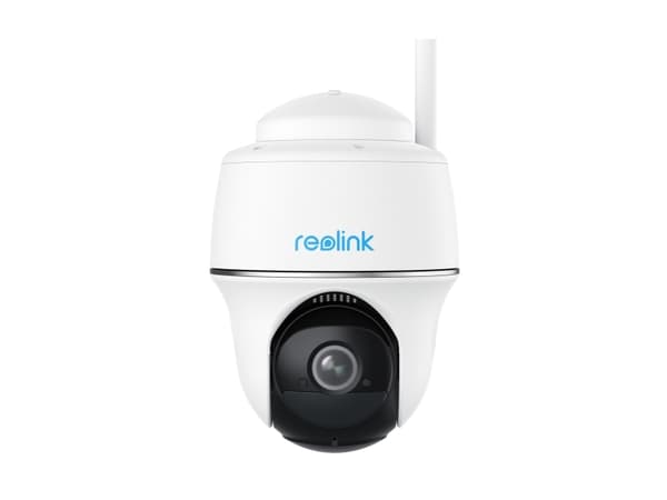 Reolink Argus Series PT - Nätverksövervakningskamera - panorering / lutning - färg (Dag&Natt) - ljud - trådlös - Wi-Fi Vit