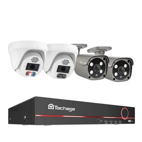 POE NVR -pakkaus, 5MP resoluutio, älykäs AI kasvojentunnistus, , None, 8CH NVR and 4 Camera 3T 8CH NVR and 4 Camera