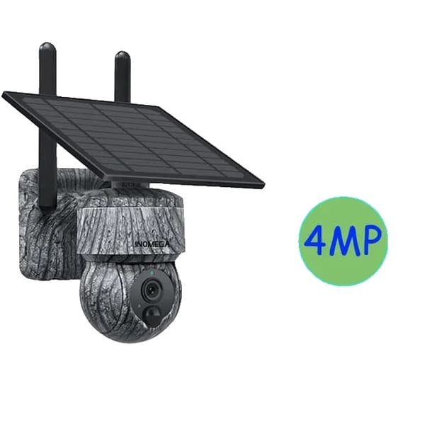 Trådlös PTZ-solarkamera, 5MP upplösning, tvåvägsljud, 5MP WIFI