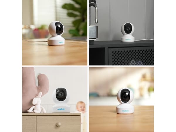 Reolink E Series E340, IP-sikkerhetskamera, Inne & Ute, Ledning & Trådløs, Google Assistant, Innvendig lys, 2400 - 5000 MHz
