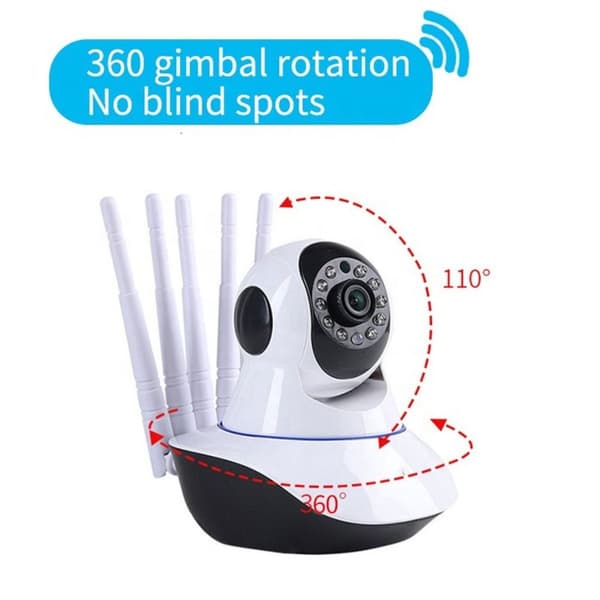 Inomhus IP-Kamera, WIFI, 1080p, Motion detection, pan & tilt, 15m IR Mörkersyn