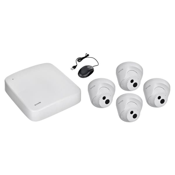 Overvågningskamera Tenda K4P-4CR - Høj kvalitet videoovervågningskamera, nem at installere og bruge. Beskyt dit hjem eller virksomhed.