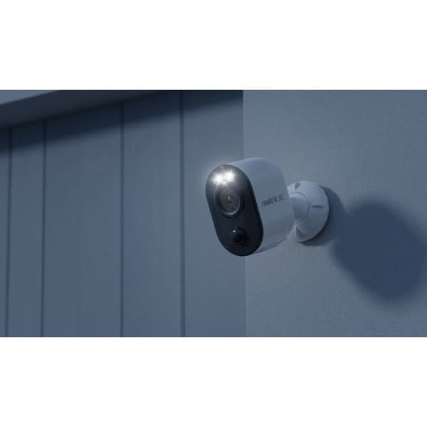 Reolink Argus 3 Ultra, 8 MP-overvågningskamera til indendørs og udendørs brug, hvid