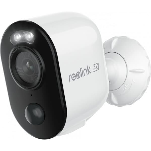 Reolink Argus 3 Ultra, 8 MP-overvågningskamera til indendørs og udendørs brug, hvid