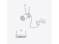 Miniatyrbilde 3 av 5: Reolink W430, IP-sikkerhetskamera, Utendørs, Ledning & Trådløs, Google Assistant, 450 lm, 6500 K