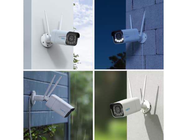 Reolink W430, IP-sikkerhetskamera, Utendørs, Ledning & Trådløs, Google Assistant, 450 lm, 6500 K