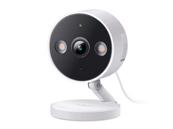 TP-Link Tapo C120, IP-säkerhetskamera, Inomhus & utomhus, Kabel & Trådlös, Tak/vägg/bord, Vit, Svart, 120° Vit, Svart