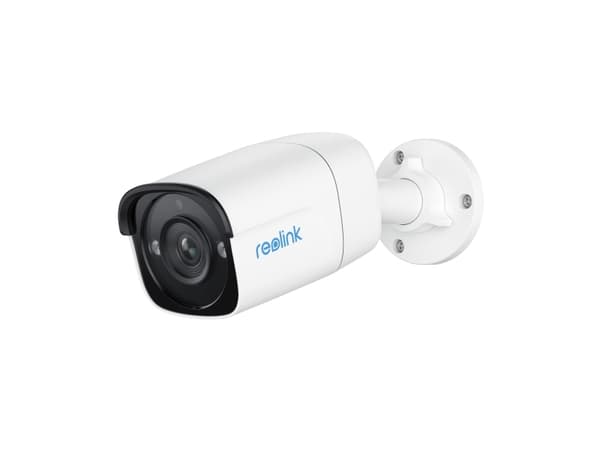 Reolink P320 - Nettverksovervåkingskamera - kule - utendørs - vanntett - farge (Dag og natt) - 5 MP - 2560 x 1920 - fastfokal - lyd - LAN 10/100 - H.