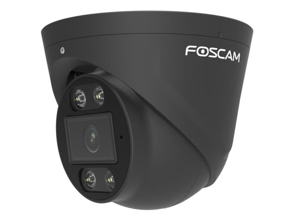 Foscam FN9108E-T4-2T BLACK, Kabel, Kupol-formad, RJ-45, Utomhus, 4500 K, 256 GB