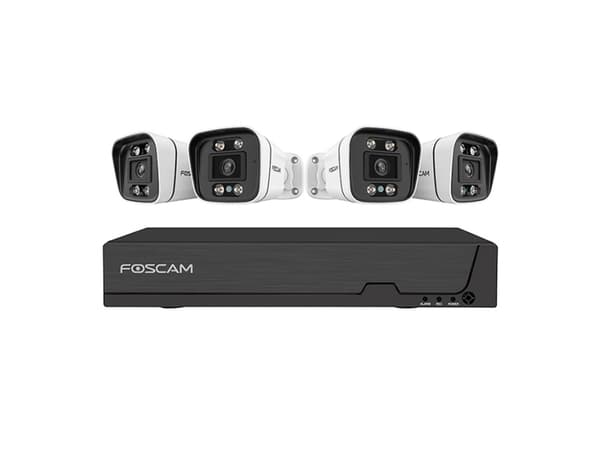 Foscam FNA108E-B4-2T, Koblet med ledninger (ikke trådløs), Boks, RJ-45, Inne/Ute, 6x, 90,1°