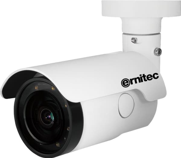 Ernitec 0070-05403-VAXALPR, IP-säkerhetskamera, Inomhus & utomhus, Kabel, Tak/vägg/stång, Vit, Bullet (shape) Vit