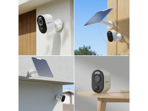Reolink Argus Series B350 - Nettverksovervåkingskamera - innendørs, utendørs - vanntett - farge (Dag og natt) - 8 MP - 3840 x 2160 - 4K - lyd - trådl