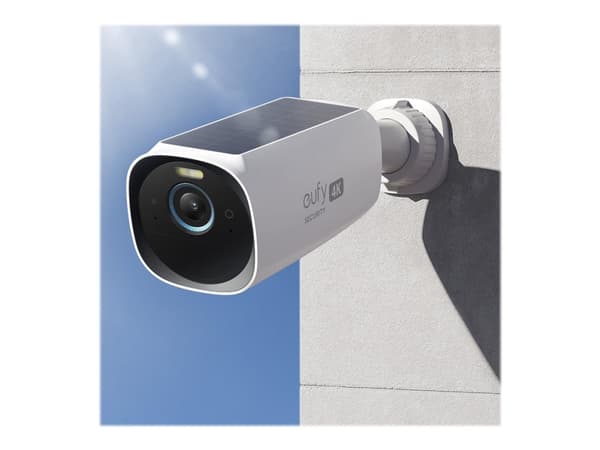 Eufy S330 eufyCam (eufyCam 3) - Nätverksövervakningskamera - utomhusbruk - väderbeständig - färg (Dag&Natt) - 8 MP - 3840 x 2160 - 4K - ljud - trådlö