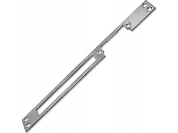 Qoltec skilt for Qoltec elektriske sluttstykke, dobbeltsidig, rett | Slagplate | 250 mm | Rustfritt stål