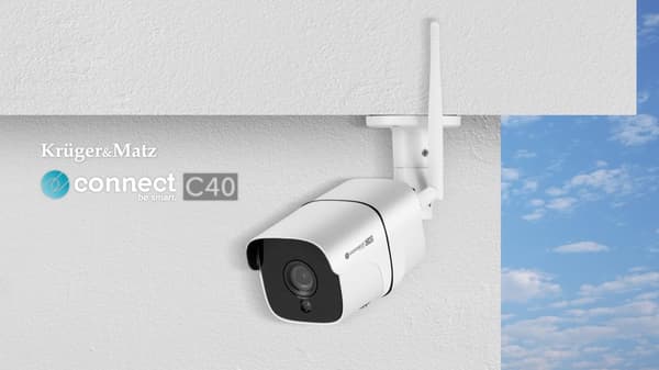 Kruger & Matz Connect C40 Tuya Wi-Fi ulkokamera