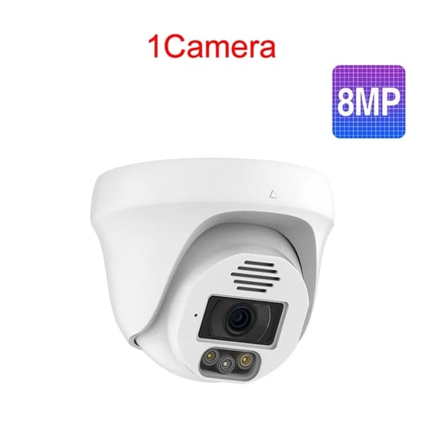 POE IP -kamera, AI-ihmistunnistus, värillinen yökuvaus, 5MP kamera