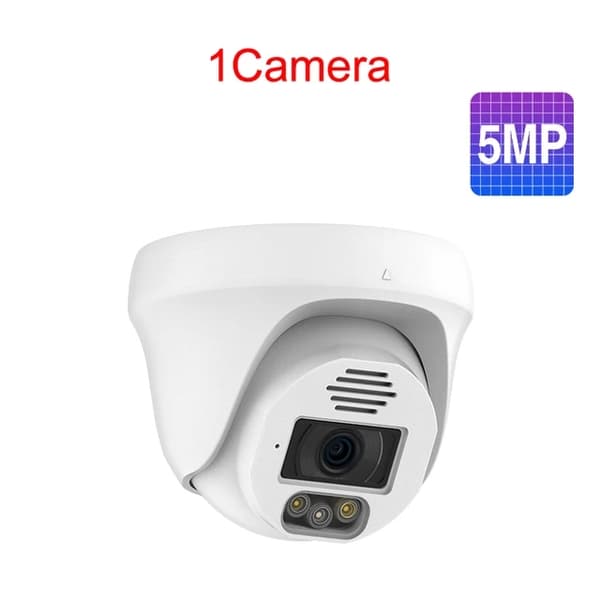 POE IP -kamera, AI-ihmistunnistus, värillinen yökuvaus, 5MP kamera