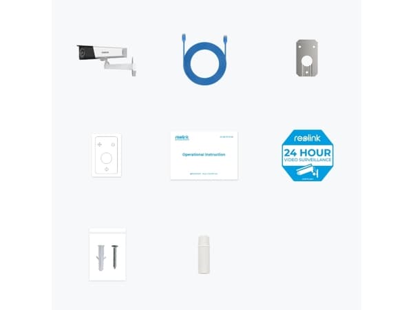 Reolink Duo Series P730, IP-säkerhetskamera, Utomhus, Kabel, Google Assistant, 560 LM, 6500 K