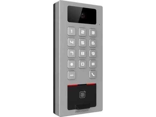 Hikvision Digital Technology DS-K1T502DBFWX-C, Standard adgangskontroll-leser, Fingeravtrykksavleser, Wi-Fi, Chip/kortleser, adgang, Bluetooth, IP65