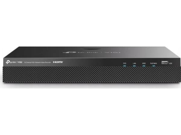 TP-LINK | PoE+ verkkovideotallennin | VIGI NVR2016H-16MP | 2 | 16 kanavainen