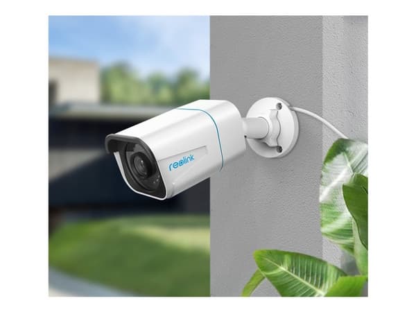 Reolink P330 - Nätverksövervakningskamera - kula - inomhusbruk, utomhusbruk - väderbeständig - färg (Dag&Natt) - 8 MP - 3840 x 2160 - 4K - ljud - LAN